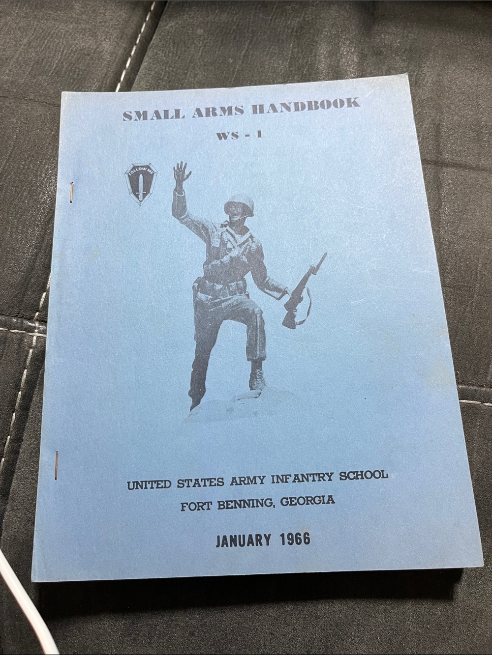 Small Arms Handbook WS-1 Blue Manual January 1966